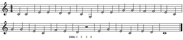 Übung 9: Kleine Melodie
