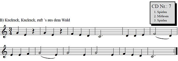 12b: Kuckuck, Kuckuck, ruft's aus dem Wald