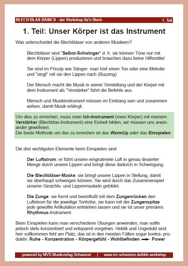 1. Teil: Unser Körper