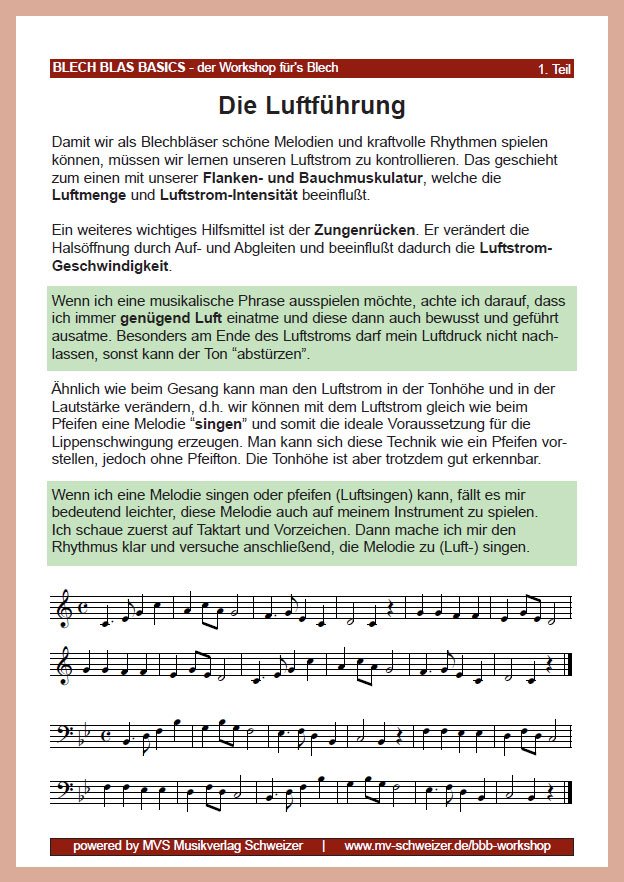 1. Teil: Die Luftführung