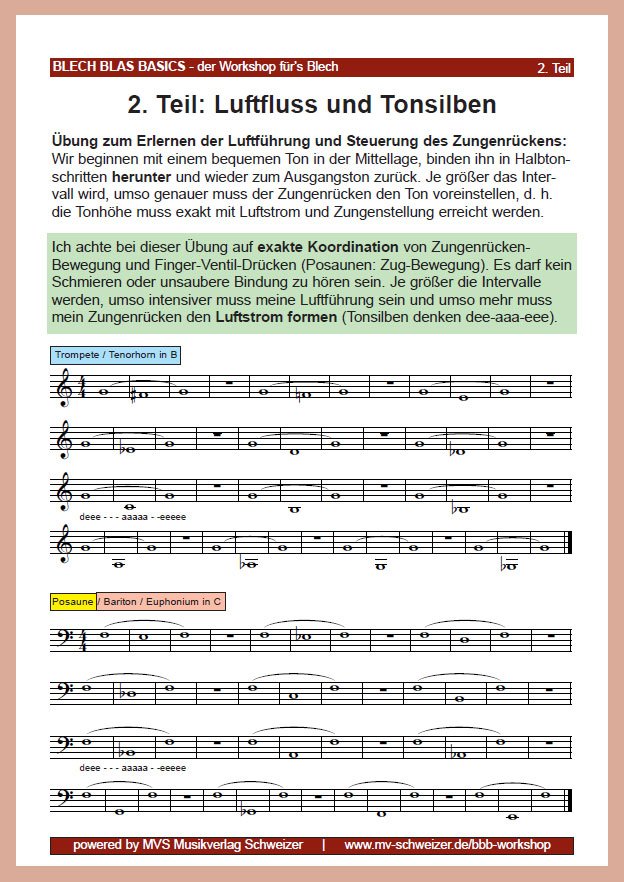 2. Teil: Luftfluss (flow) und Tonsilben