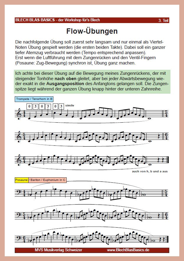 3. Teil: Flow-Übungen
